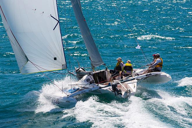 Mistress in flight - 2016 Sealink Magnetic Island Race Week © Andrea Francolini, SMIRW